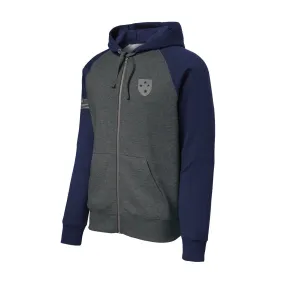 23rd Infantry Color Block Zip Up Hoodie