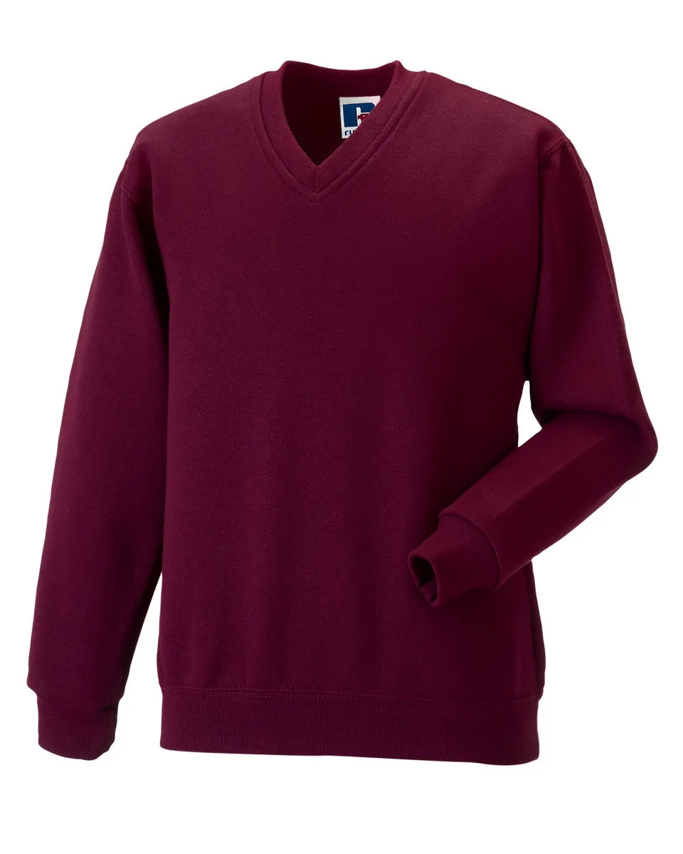 272M Russell Adult V-Neck Sweatshirt