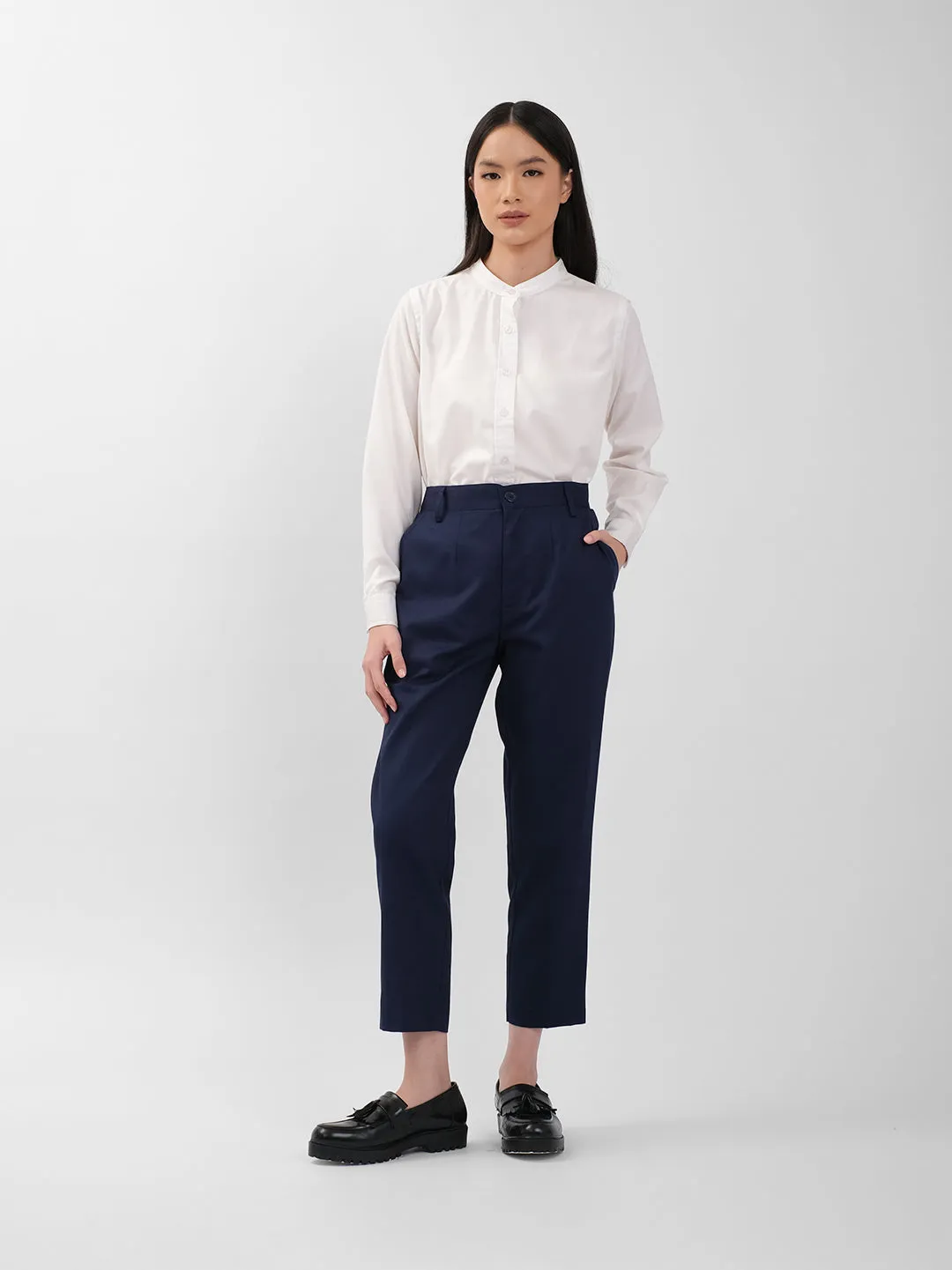 Ankle Chino Pants | Navy