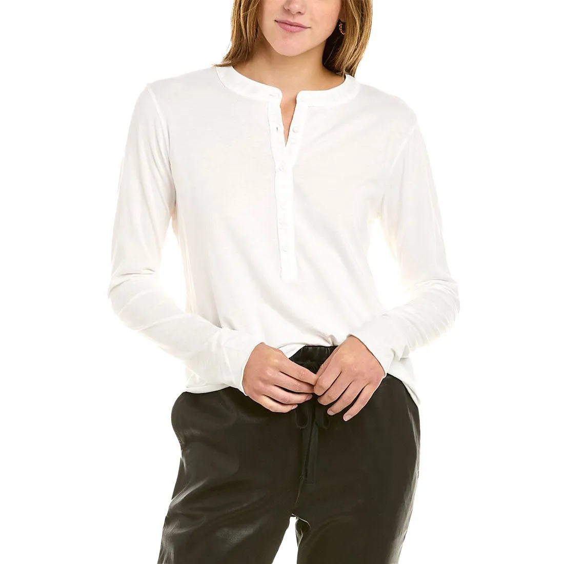 Bella Dahl Long Sleeve Henley - Women's