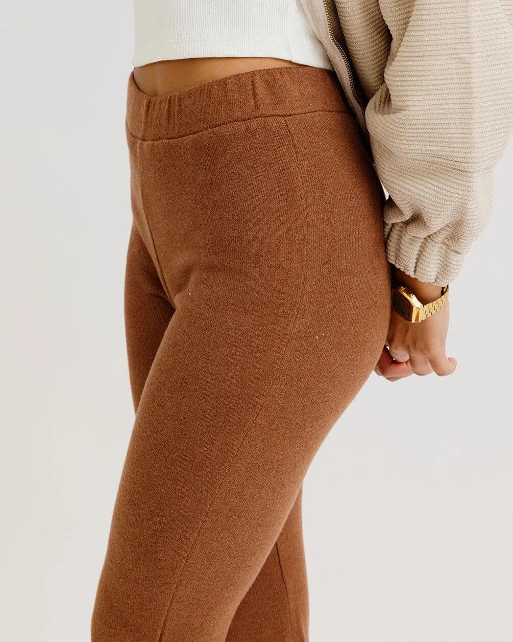 Brown Flare Pants