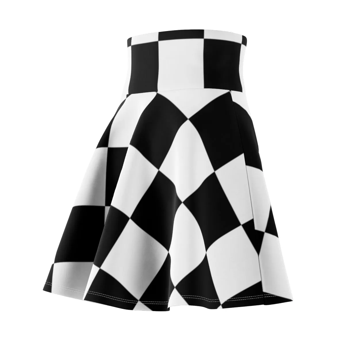 Checkered Women's Skater Skirt