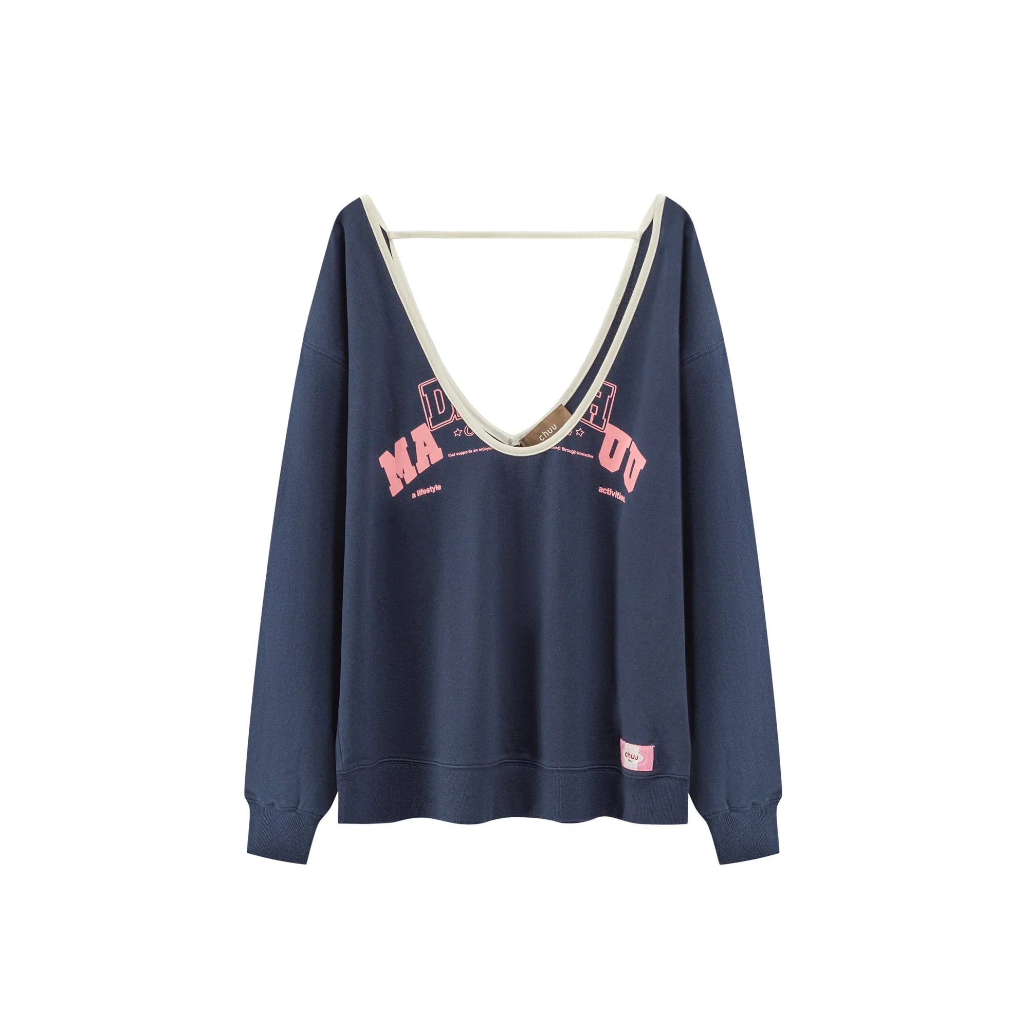 Debych Deep V-Neck Sweatshirt