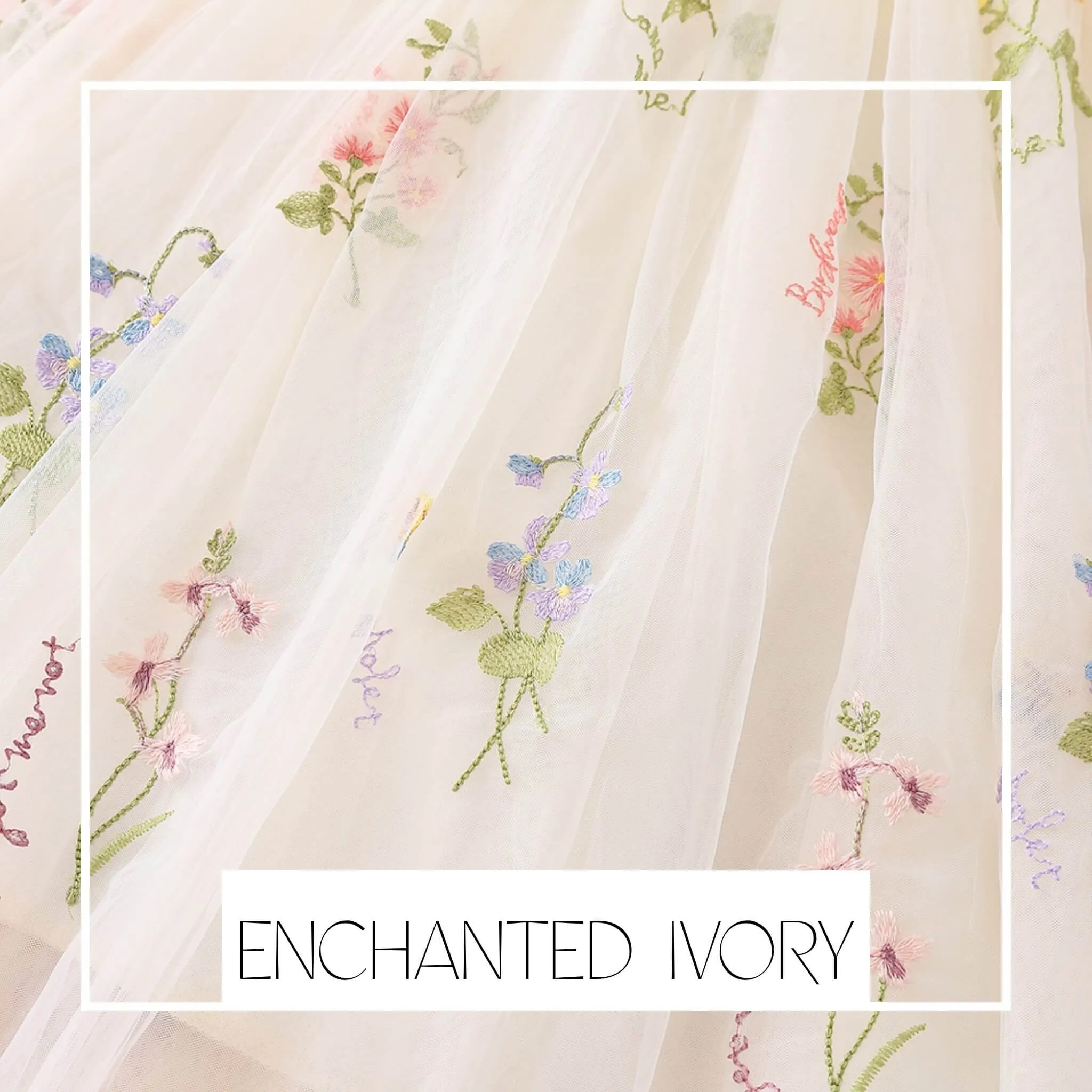 Enchanted Dress - Dusty /White Lace