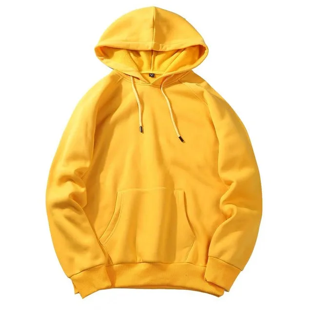 Fashion Hoodies Male Large Size Warm Fleece Coat