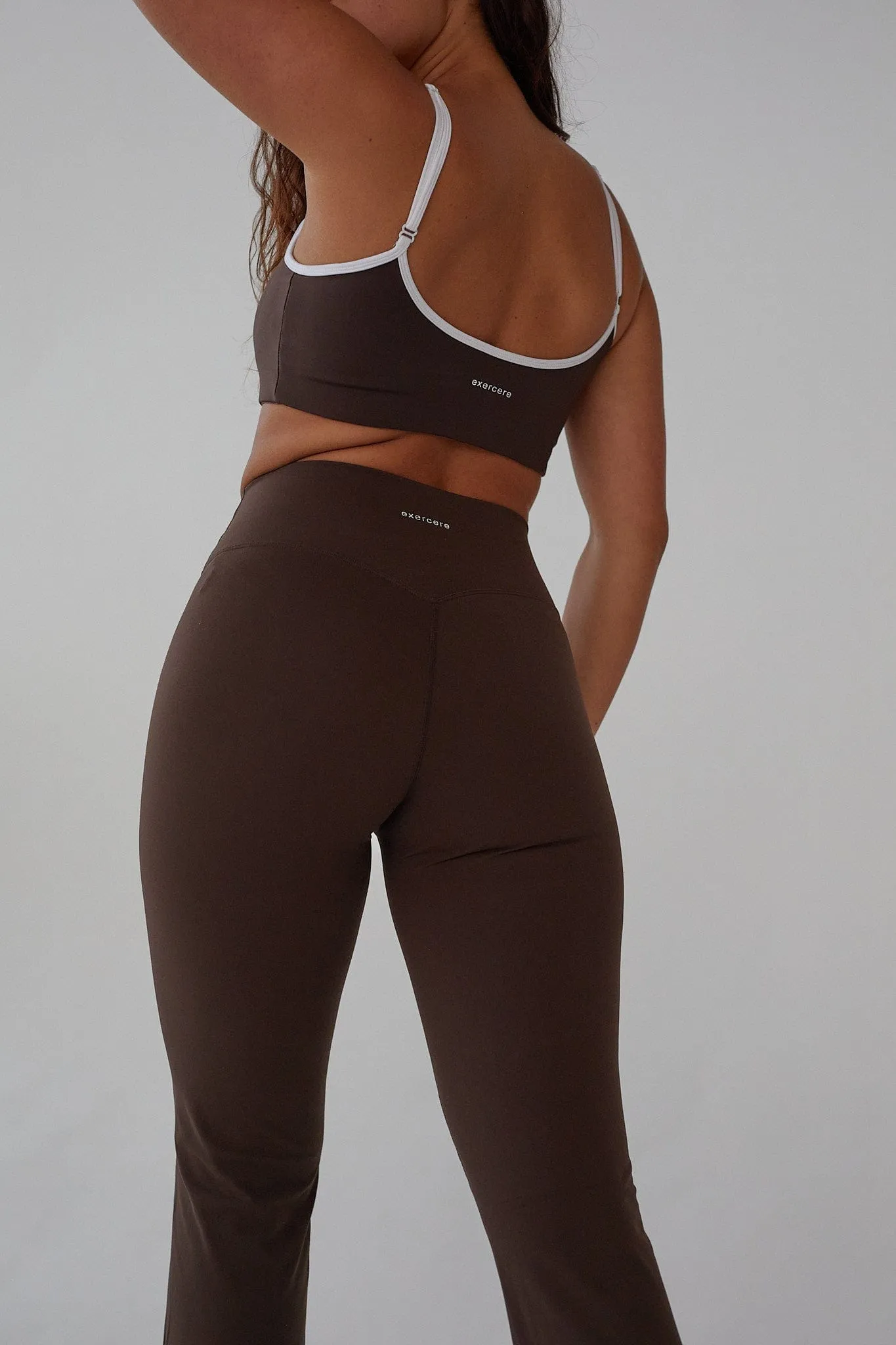 Flare Yoga Pants - Pecan Brown