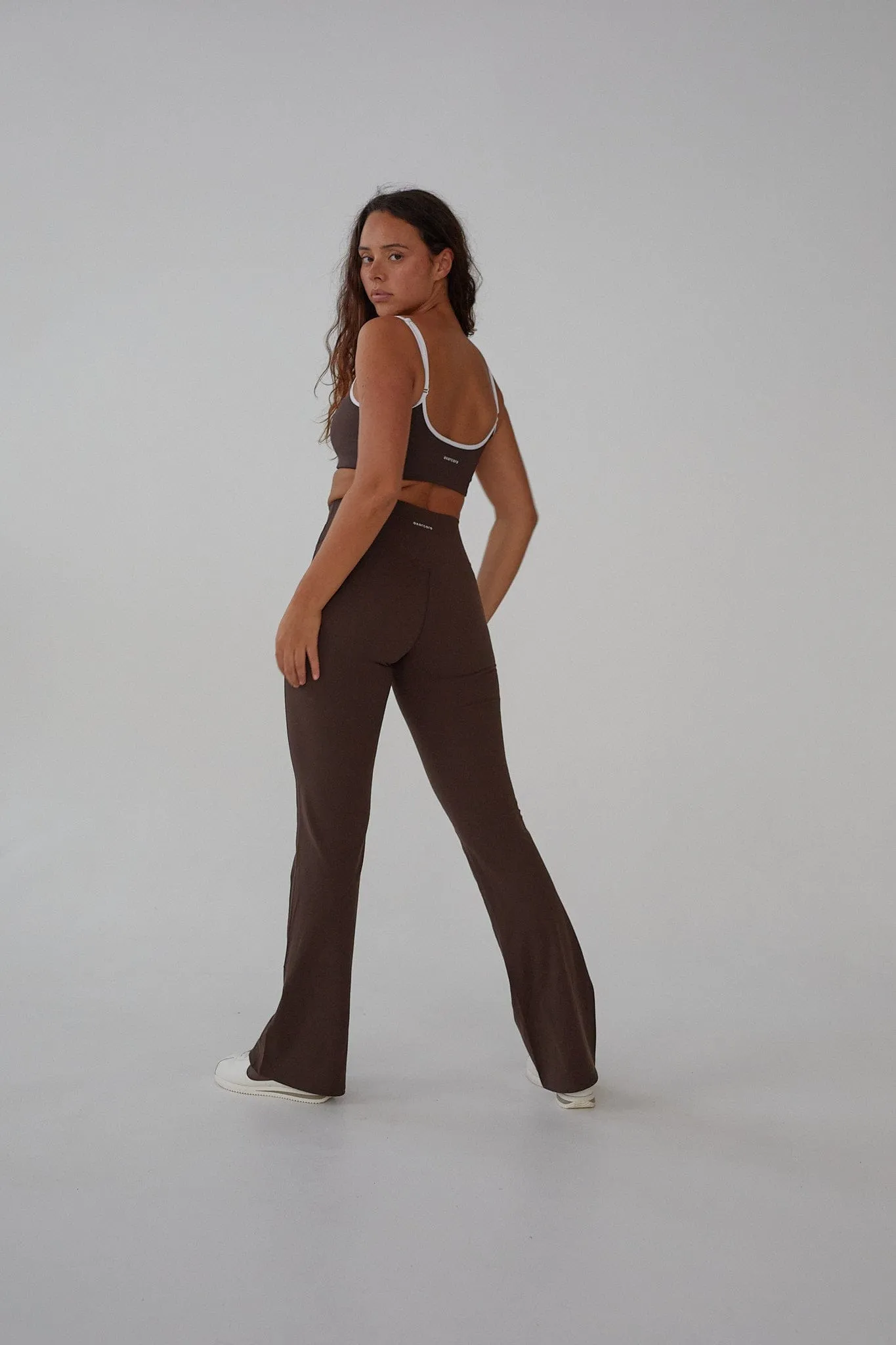 Flare Yoga Pants - Pecan Brown