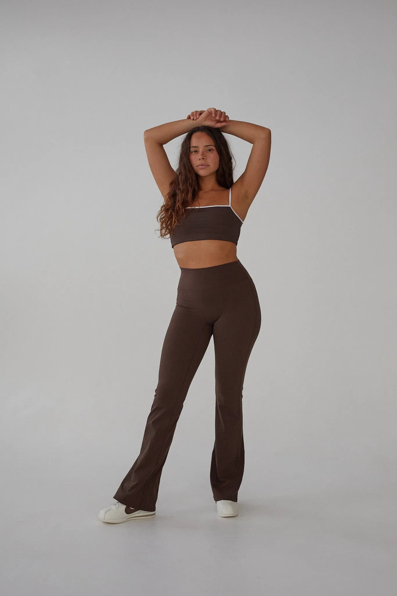 Flare Yoga Pants - Pecan Brown