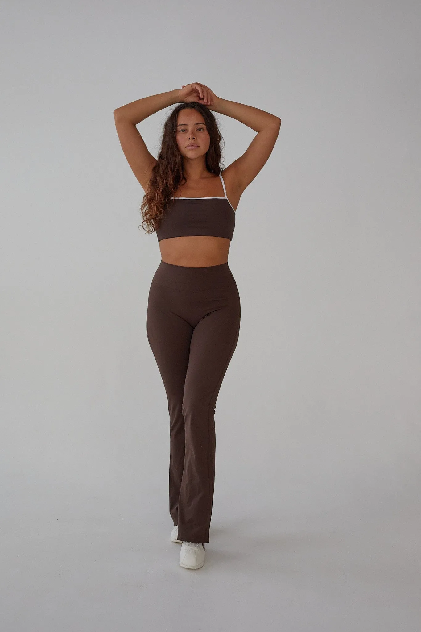 Flare Yoga Pants - Pecan Brown