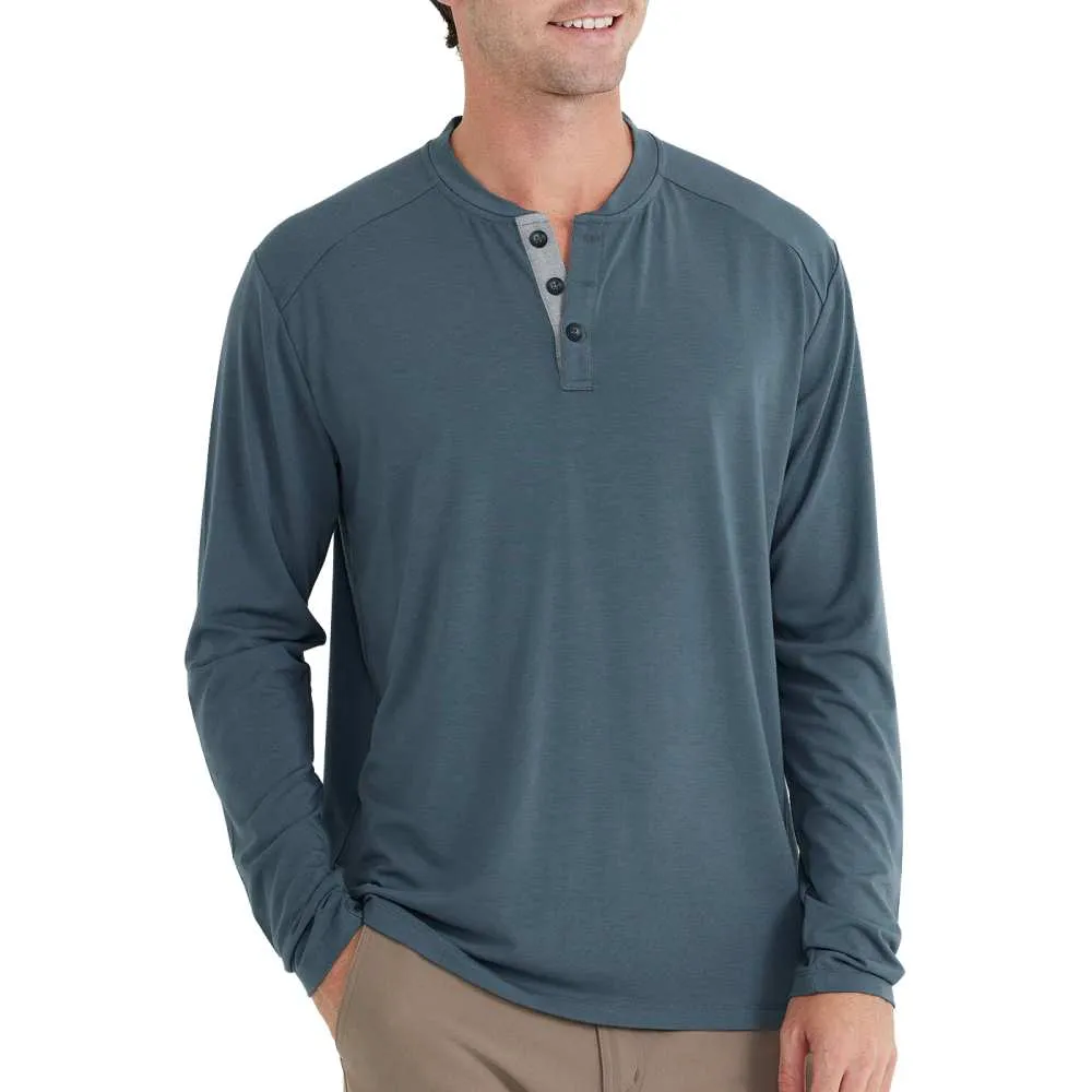 Free Fly Men's Bamboo Flex Long Sleeve Henley