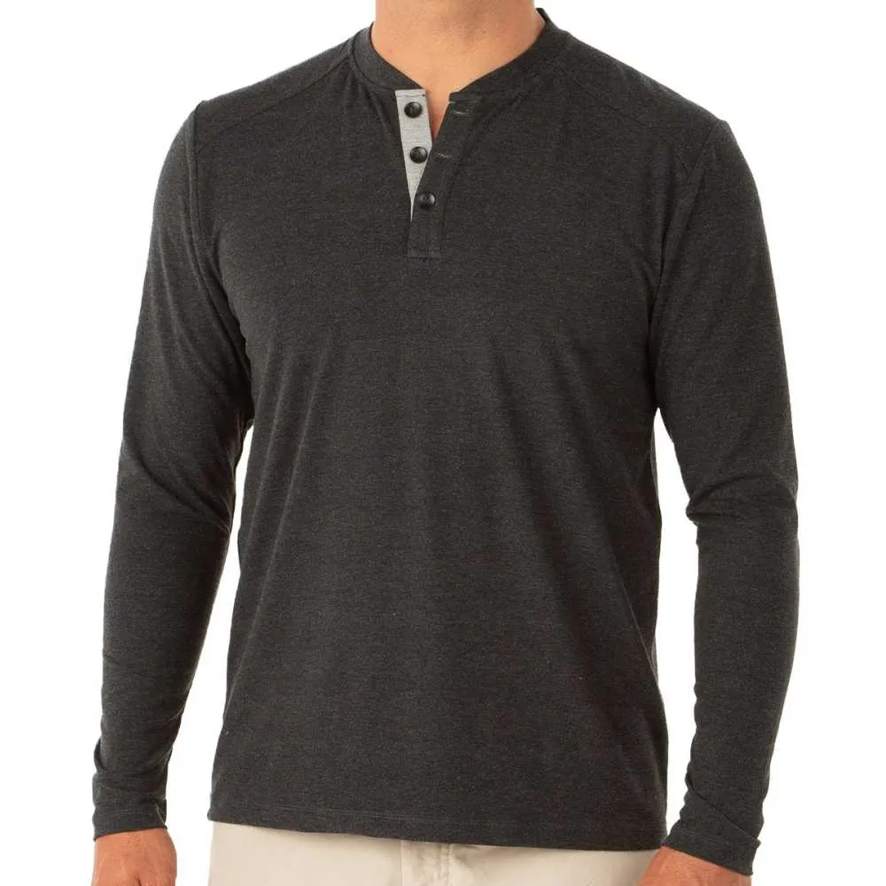 Free Fly Men's Bamboo Flex Long Sleeve Henley