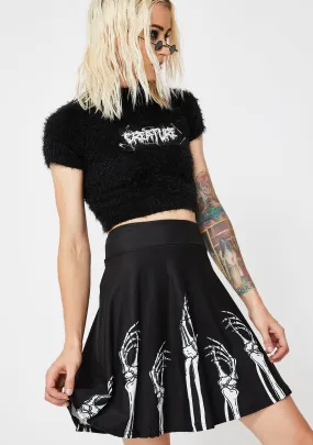 Hands Up N' Skirts Down Skater Skirt