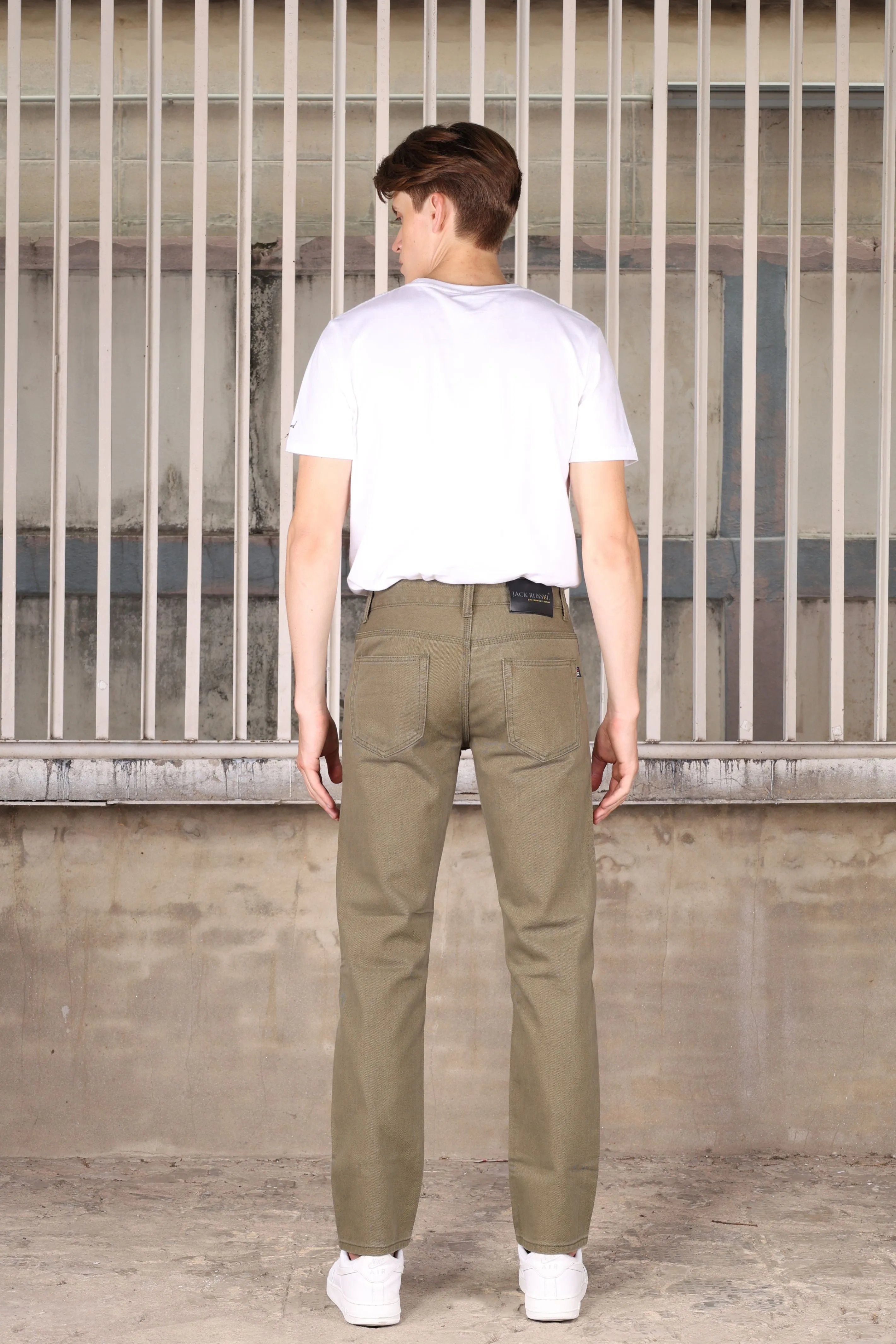 Jack Russel - Men Chino - Klassik J-1191/GN Straight Fit Green