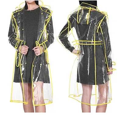 Keith Transparent Trench Rain Coats