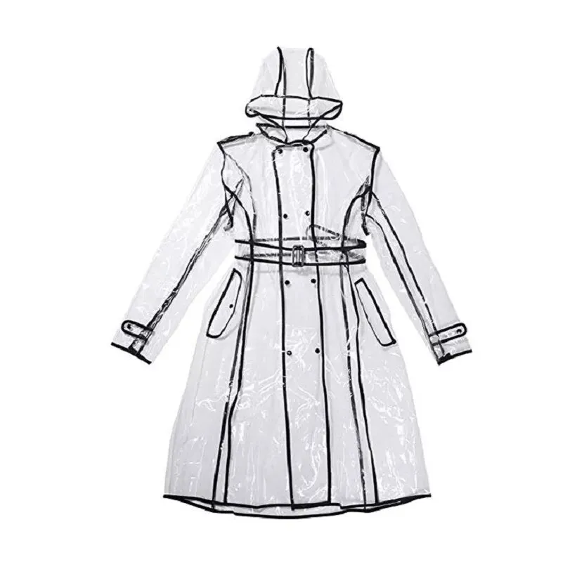 Keith Transparent Trench Rain Coats