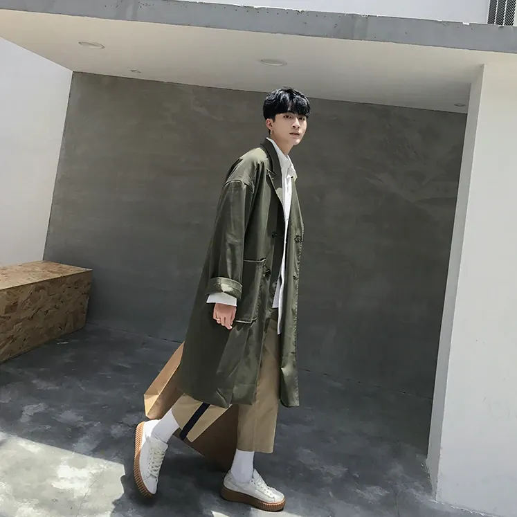 [Korean Style] Campus Casual Trench Jackets