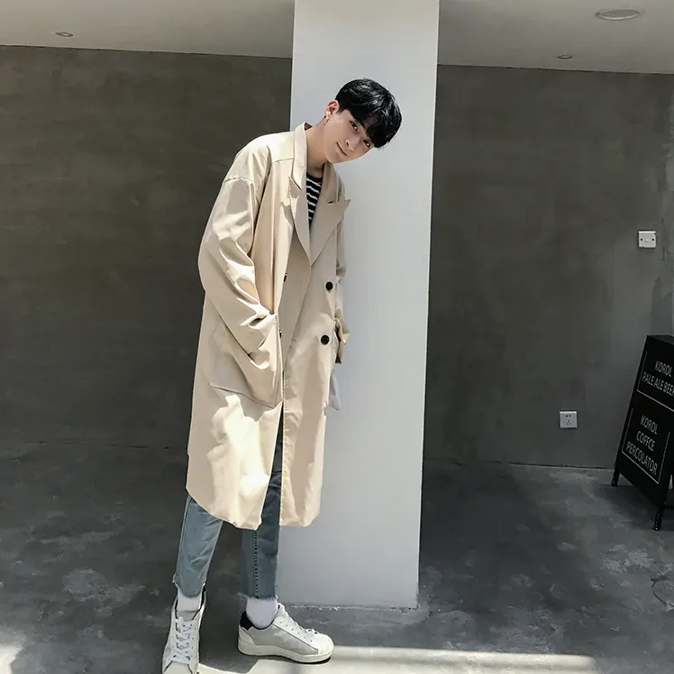 [Korean Style] Campus Casual Trench Jackets