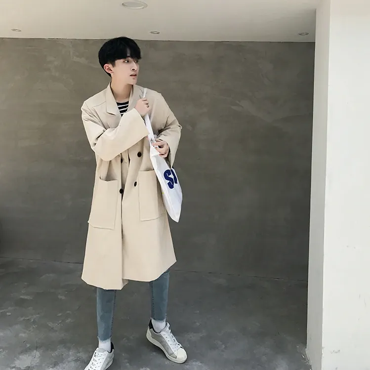 [Korean Style] Campus Casual Trench Jackets