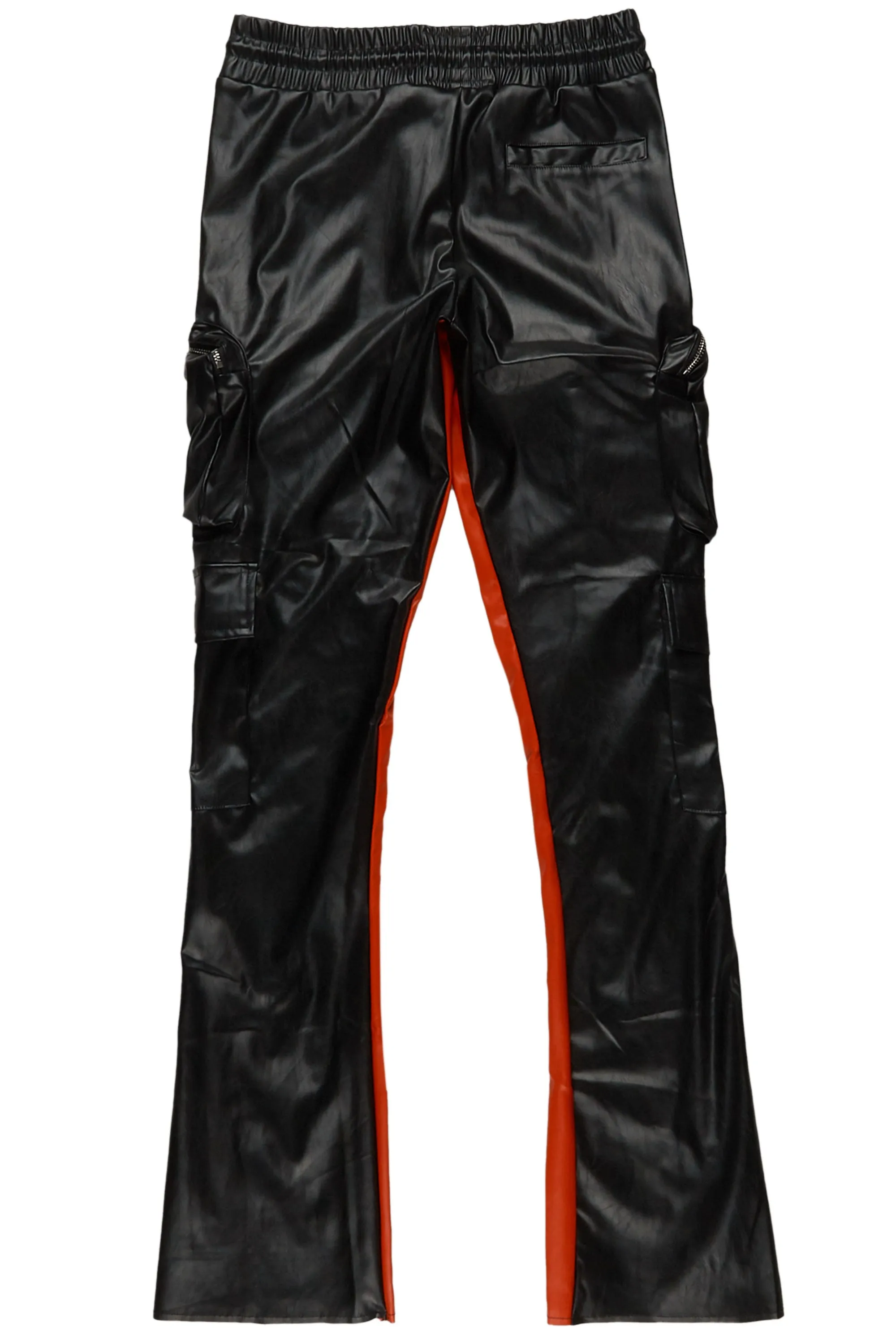 Lawson Black/Red Stacked Flare Pants