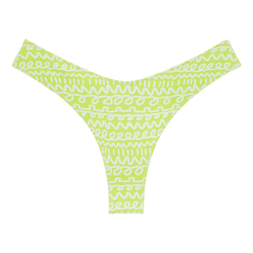 Lime Icing Lulu (Zig-Zag Stitch) Bikini Bottom