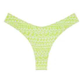 Lime Icing Lulu (Zig-Zag Stitch) Bikini Bottom