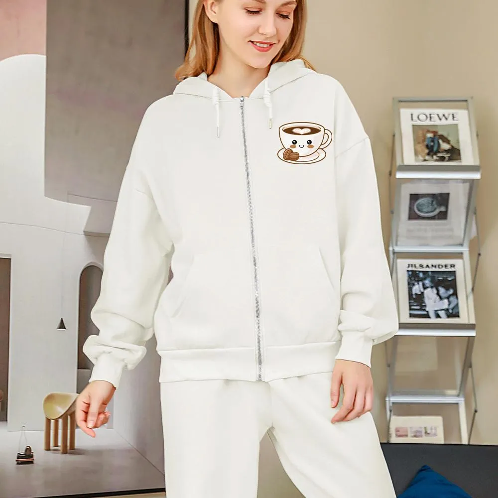 Love of Espresso Soft Zip-Up Hoodie