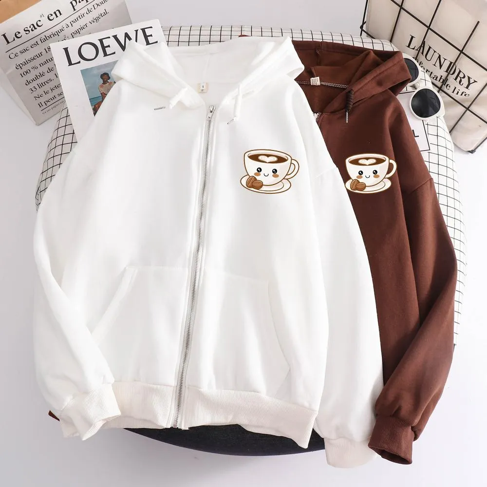 Love of Espresso Soft Zip-Up Hoodie