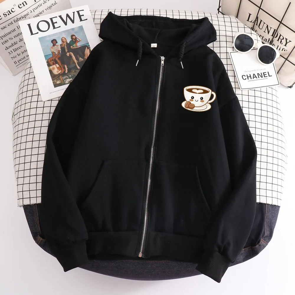 Love of Espresso Soft Zip-Up Hoodie