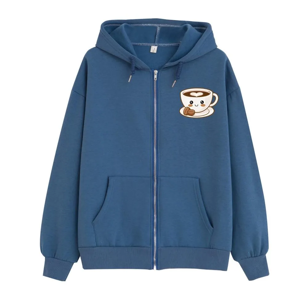 Love of Espresso Soft Zip-Up Hoodie