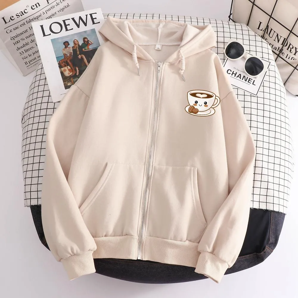 Love of Espresso Soft Zip-Up Hoodie