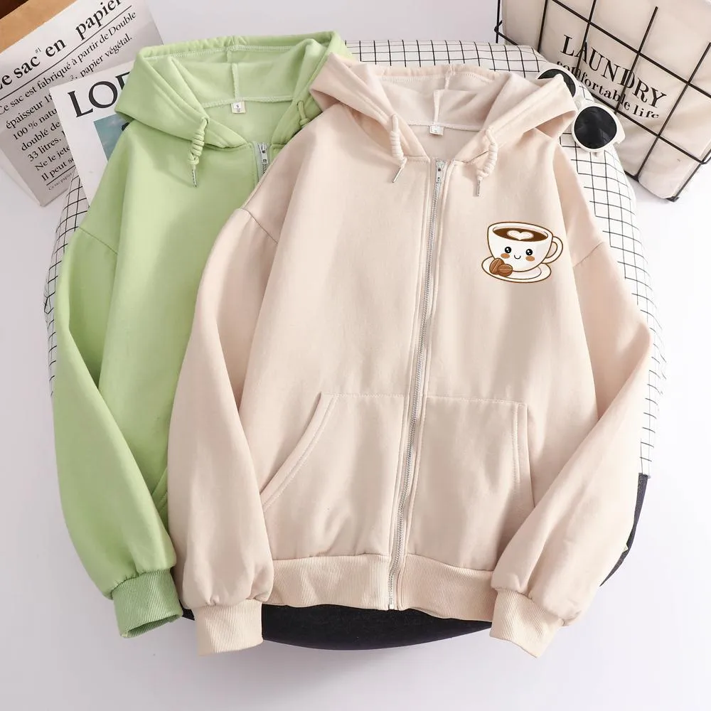 Love of Espresso Soft Zip-Up Hoodie