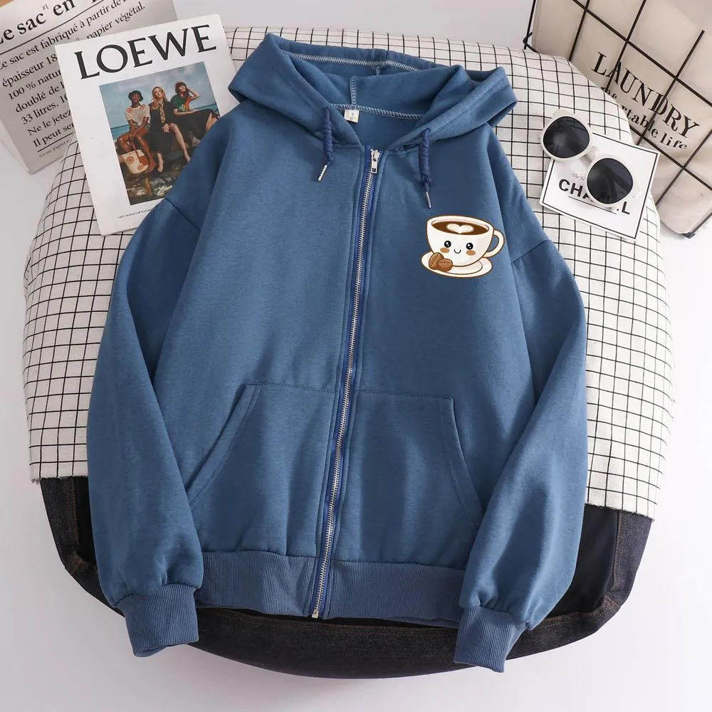 Love of Espresso Soft Zip-Up Hoodie