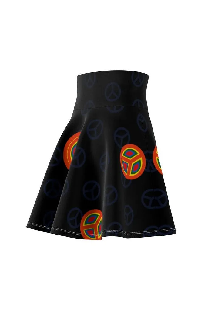 Peace of Mind Women's Skater Skirt