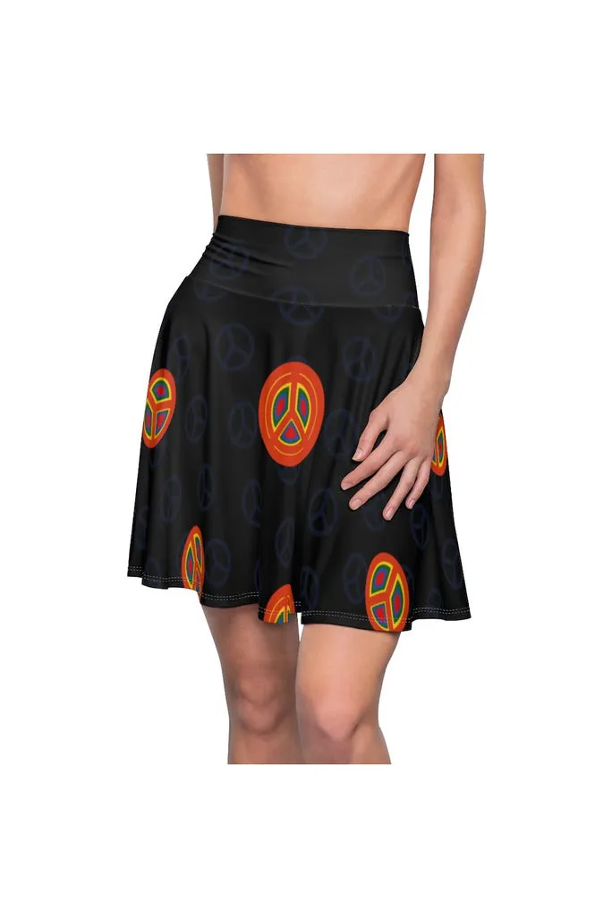 Peace of Mind Women's Skater Skirt