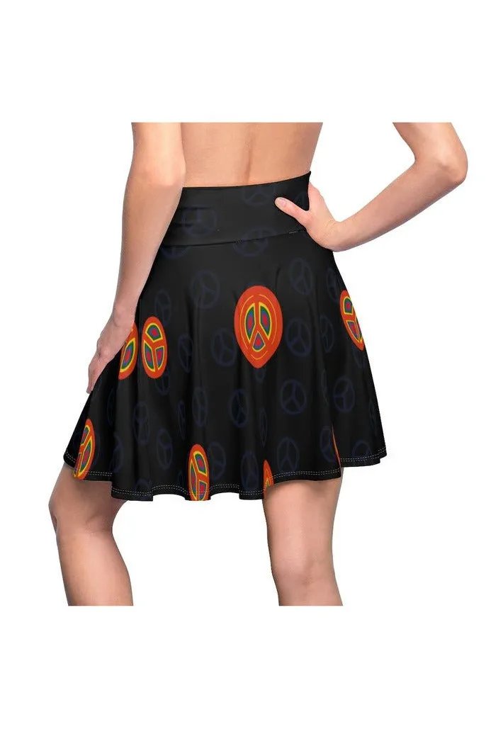 Peace of Mind Women's Skater Skirt