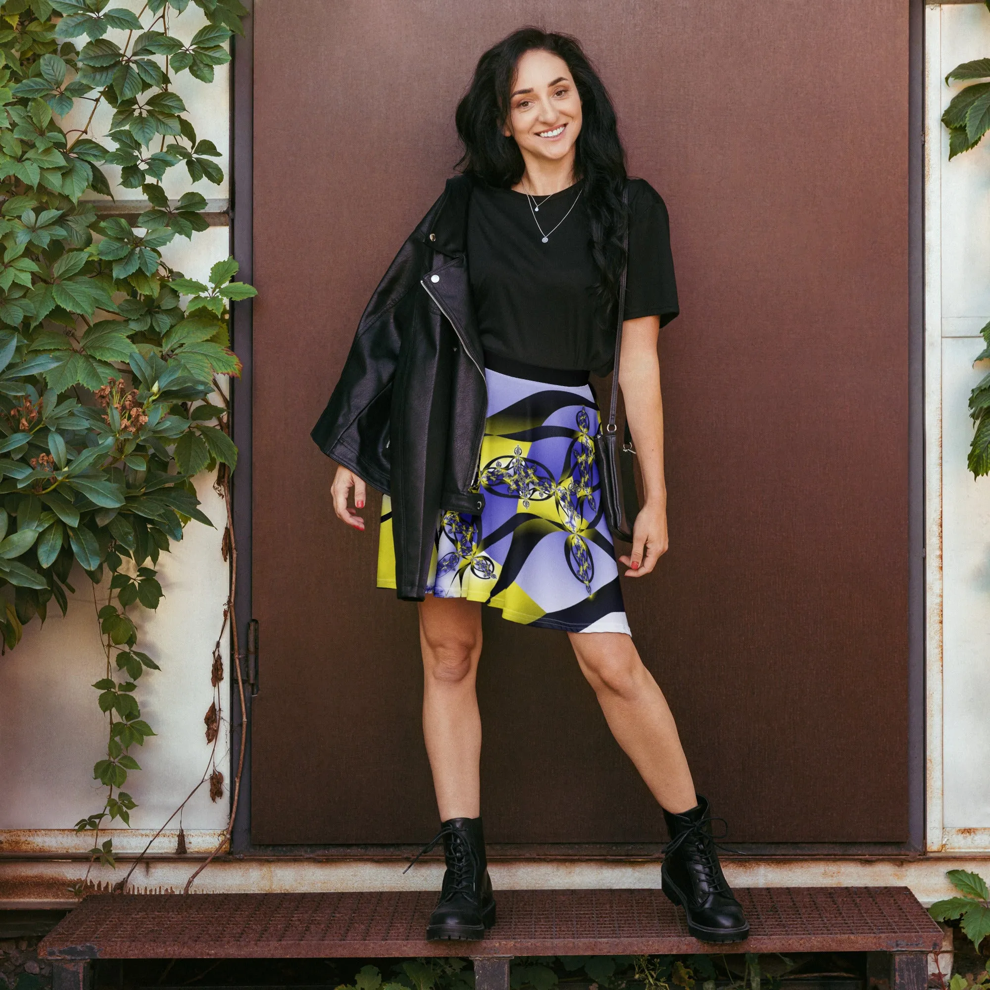 "Citrine Migration" Collection - Designer Skater Skirt