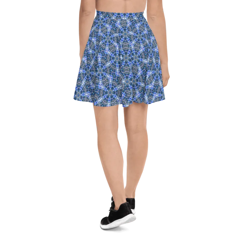 "Whirling Petals" Collection - Designer Skater Skirt