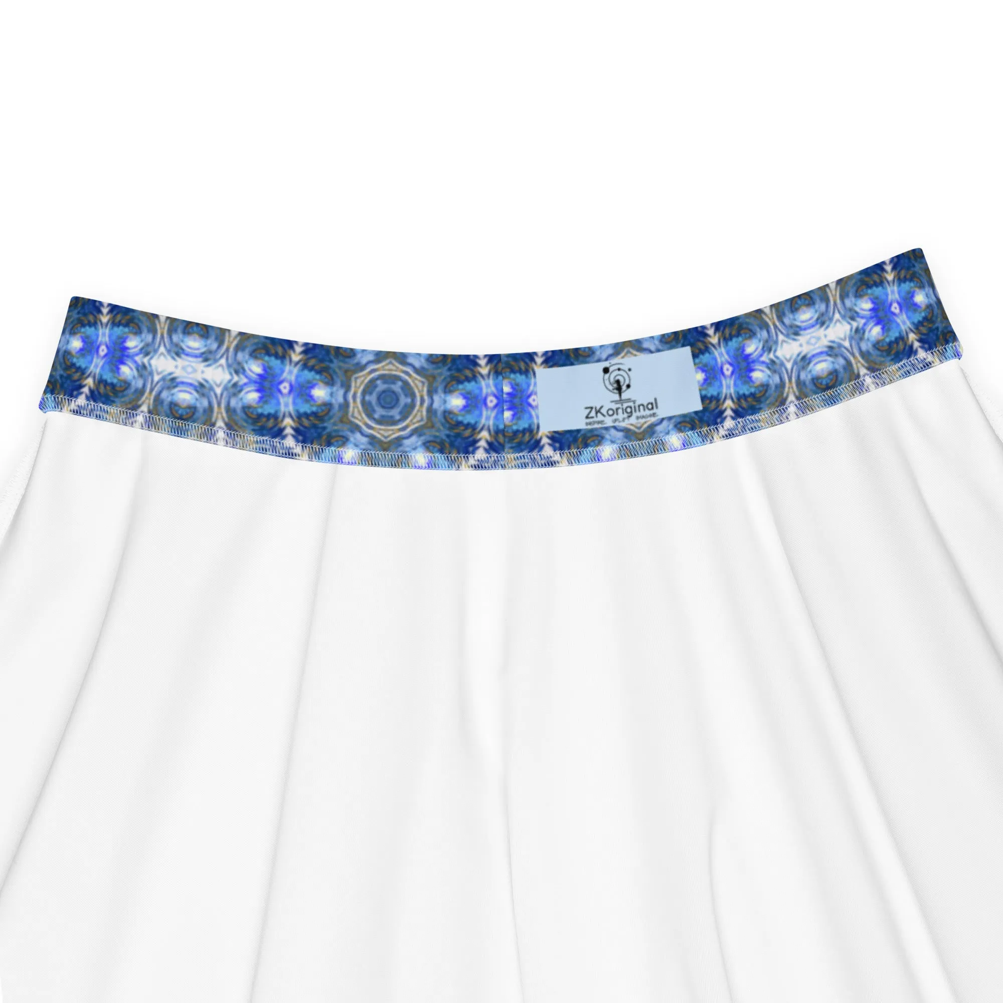 "Whirling Petals" Collection - Designer Skater Skirt