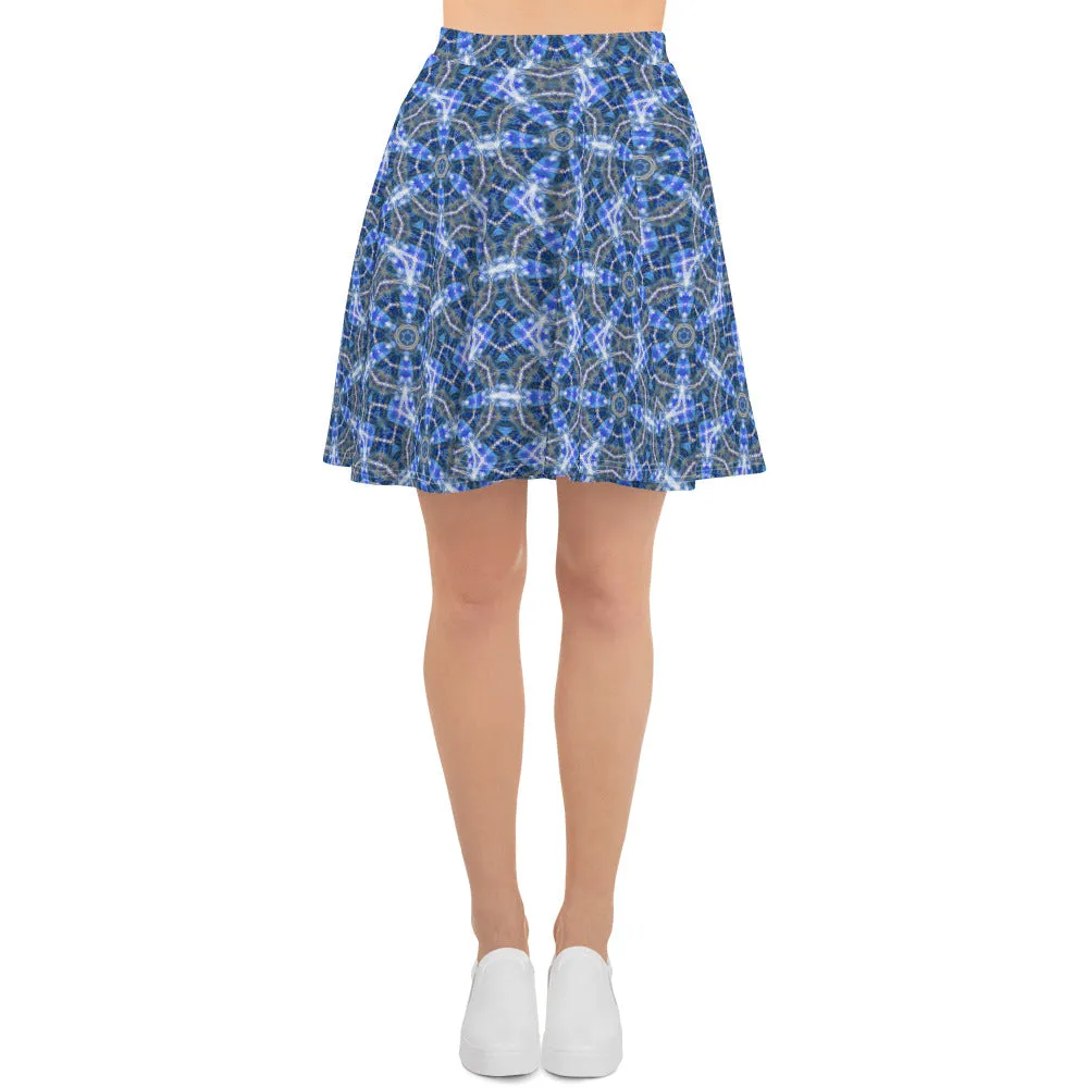 "Whirling Petals" Collection - Designer Skater Skirt