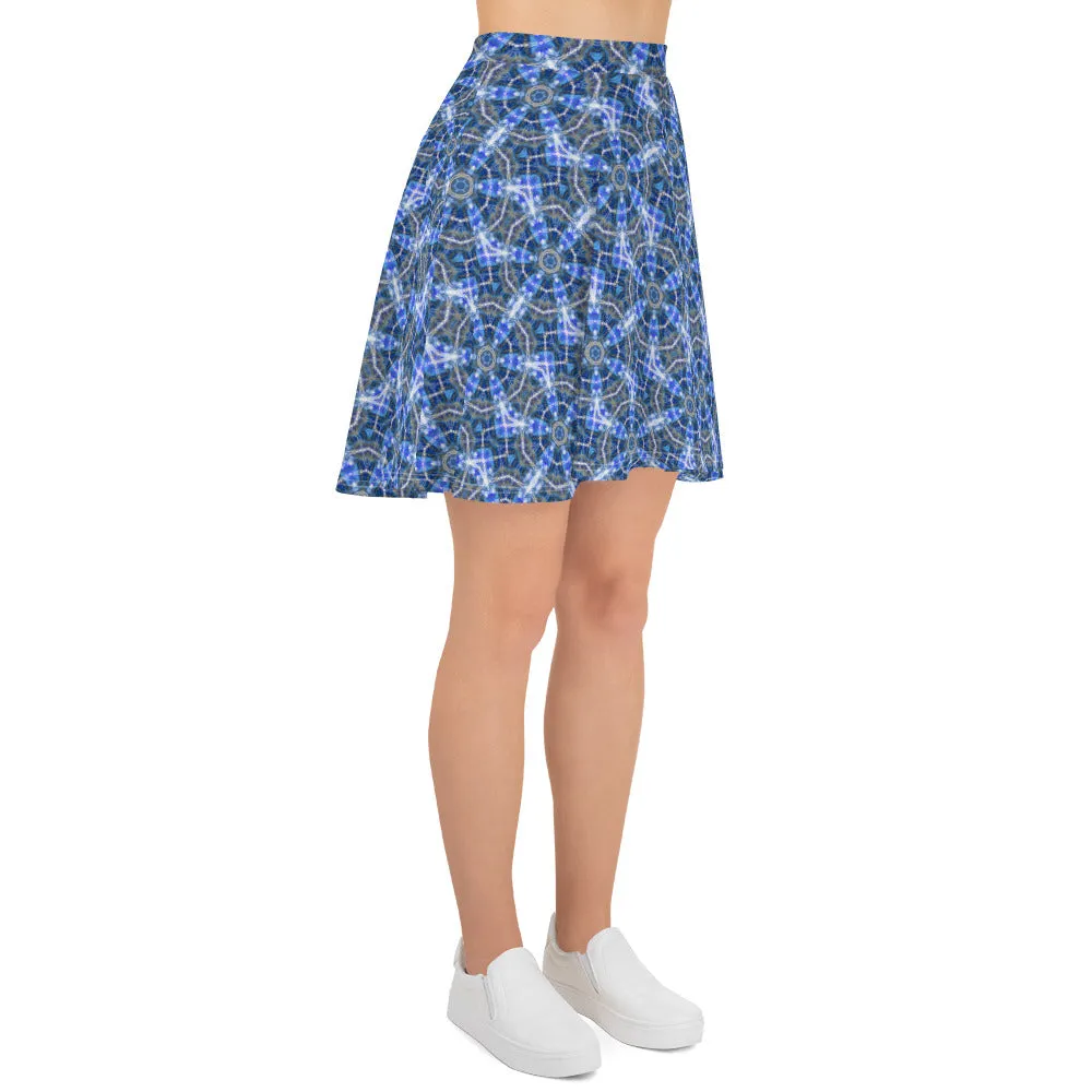 "Whirling Petals" Collection - Designer Skater Skirt