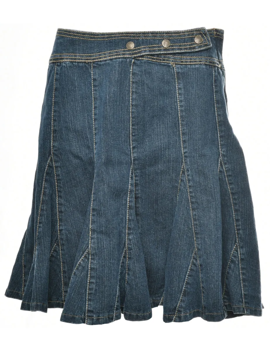 Skater Denim Skirt - S