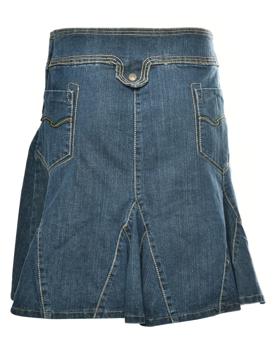 Skater Denim Skirt - S