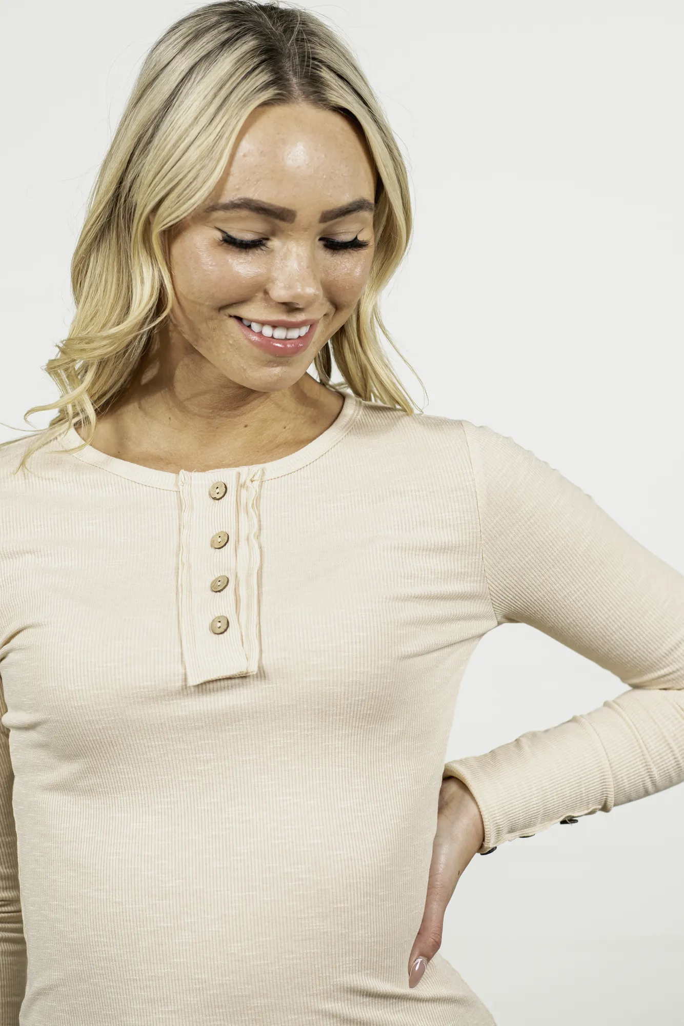 Soft & Cozy Henley with Buttons