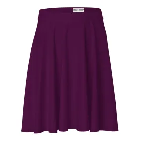 Tyrian Purple Skater Skirt