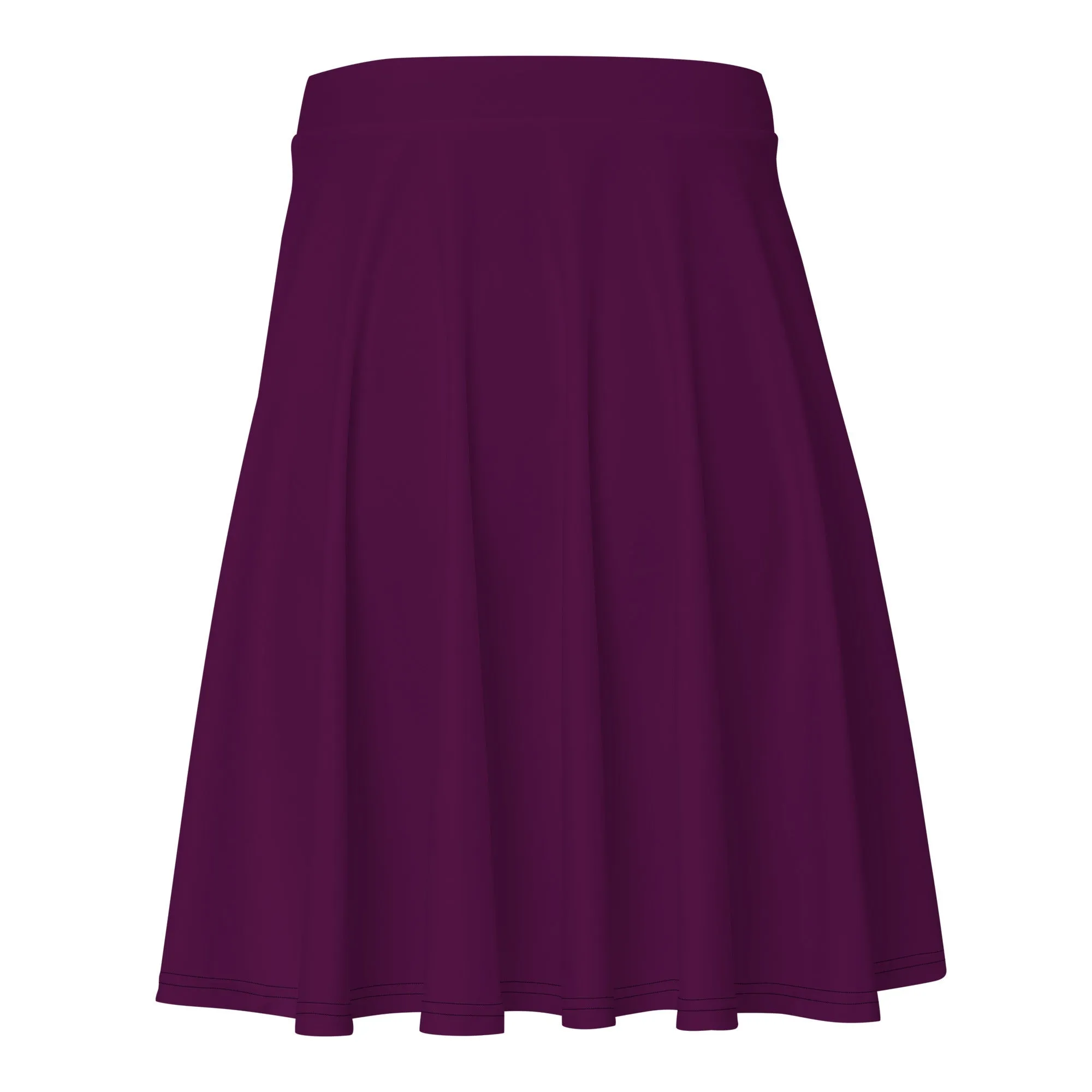 Tyrian Purple Skater Skirt