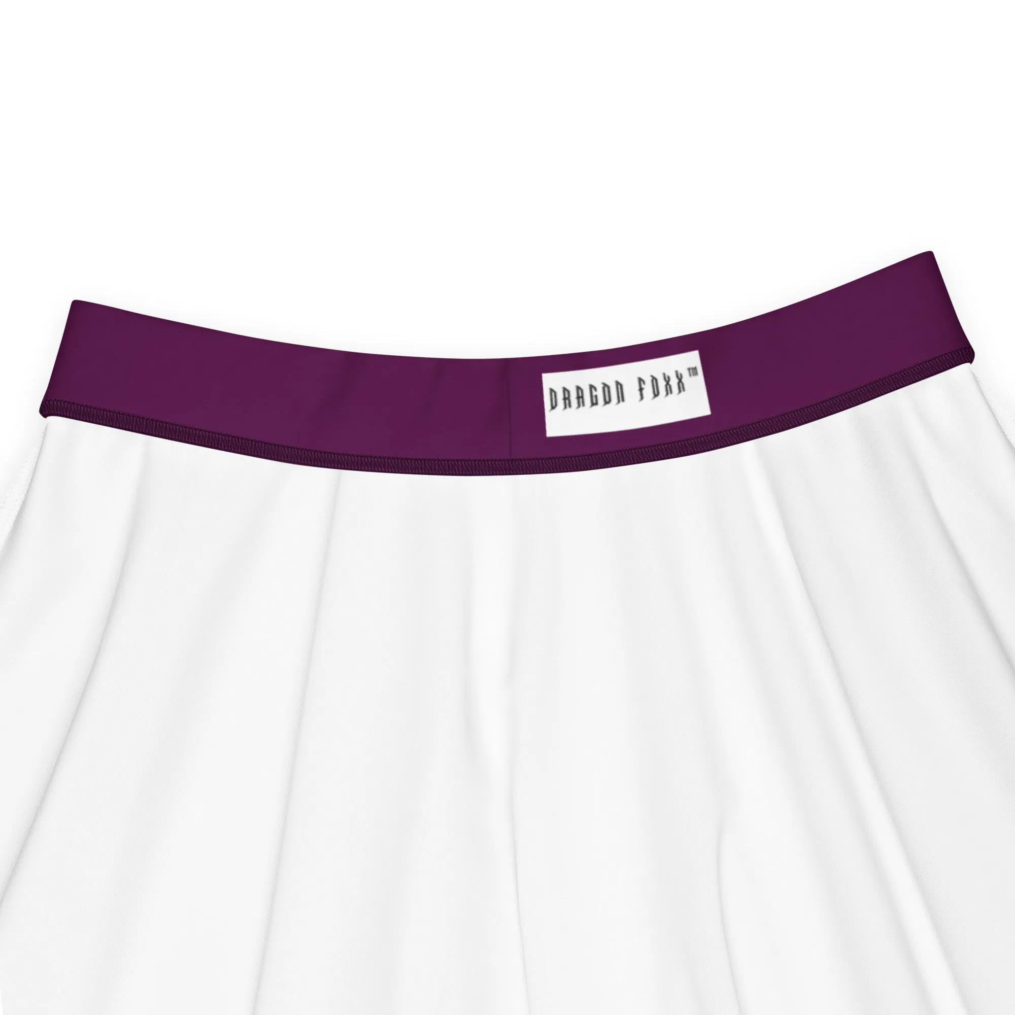 Tyrian Purple Skater Skirt