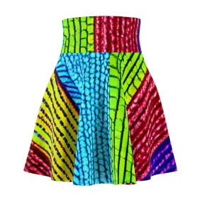 Vibrant African Print Skater Skirts for Women - Shop Now!