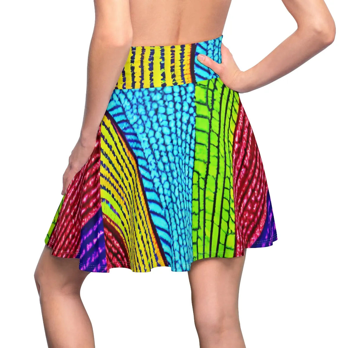 Vibrant African Print Skater Skirts for Women - Shop Now!