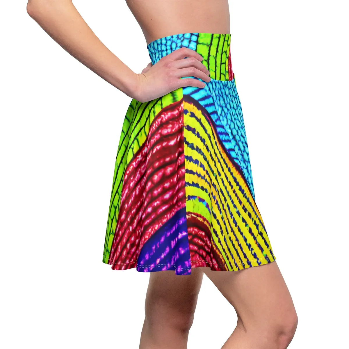 Vibrant African Print Skater Skirts for Women - Shop Now!