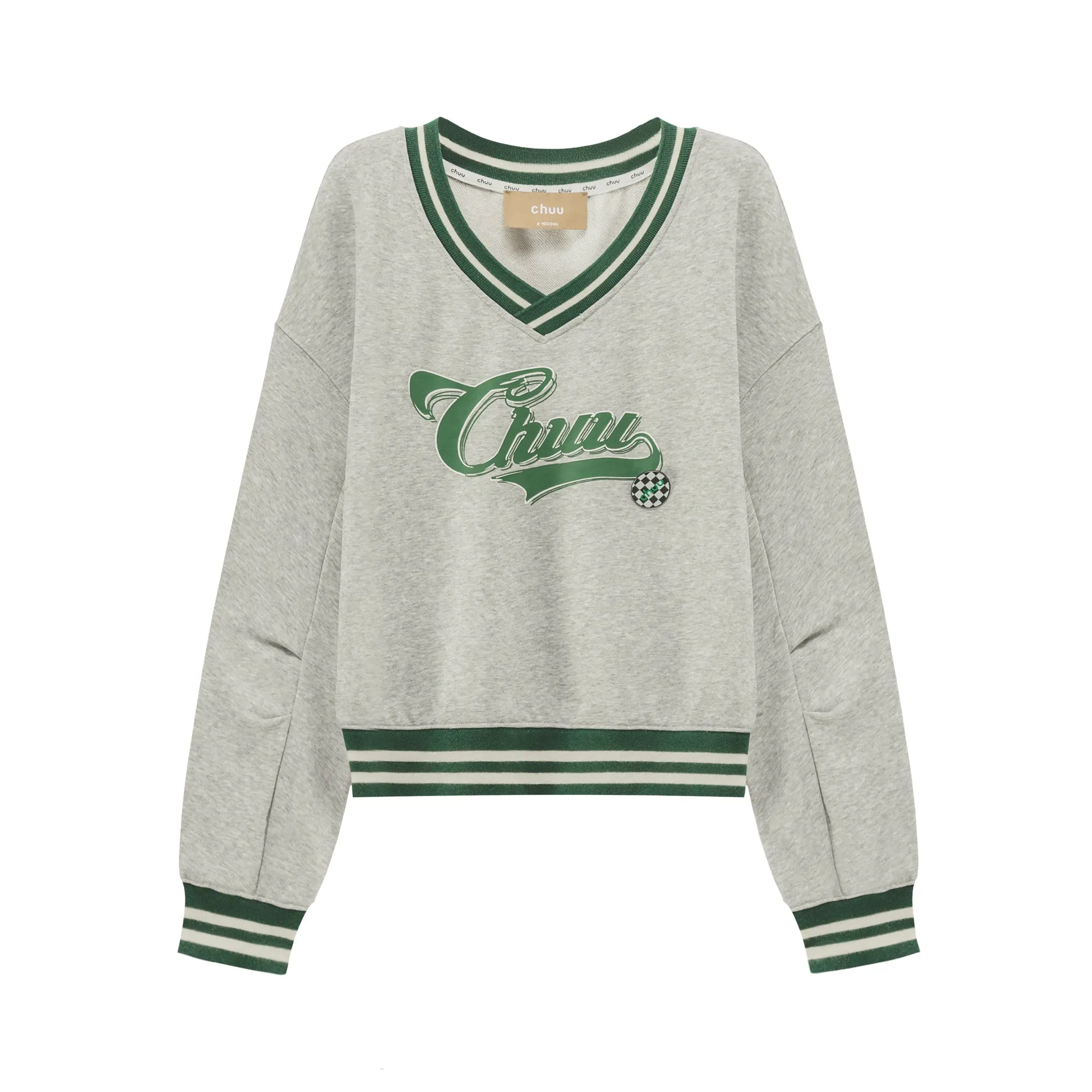 Vintage Logo V-Neck Sweatshirt